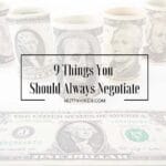 9 Things You Should Always Negotiate