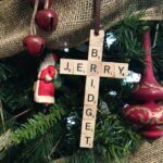 DIY Scrabble Name Cross Ornament